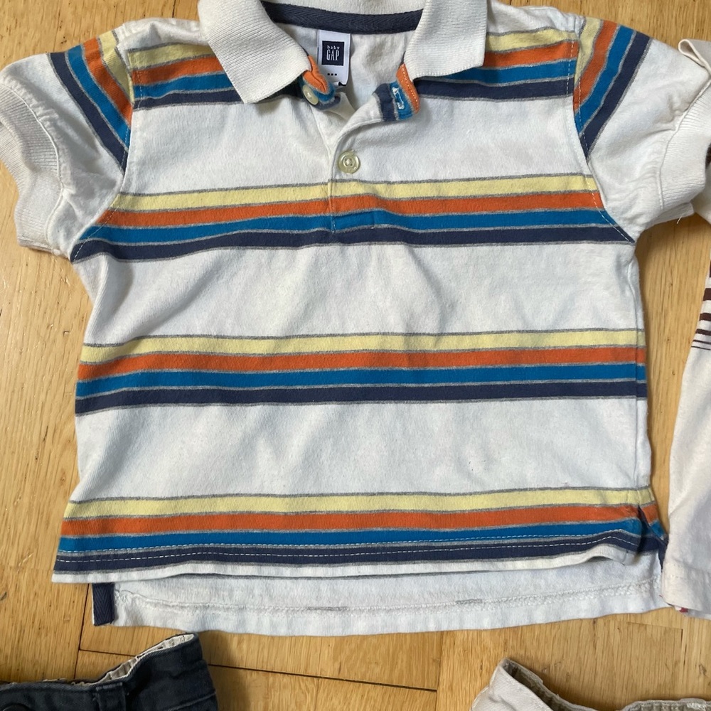 Vintage GAP LOT polo shirts & cargo shorts - Picture 2 of 3